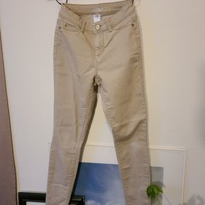 Time&True Khaki Jeggings sz 2